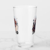 Pet's Simple Modern Cool Typografie Naam en foto Glas (Rechts)