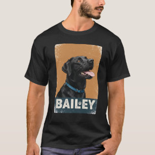 Pet's Simple Modern Cool Typografie Naam en foto T-shirt