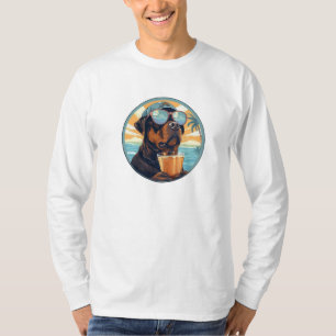 Pet's Simple Modern Cool Typografie Naam en foto T-shirt