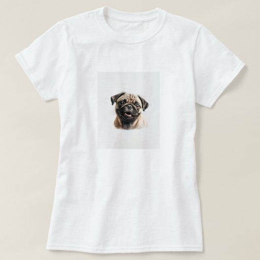 Pet's Simple Modern Cool Typografie Naam en foto T-shirt (Design voorkant)