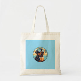 Pet's Simple Modern Cool Typografie Naam en foto Tote Bag
