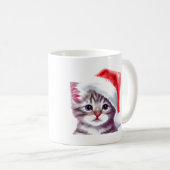 Pet's Simple Modern Cool Typografie Naam Twee Foto Koffiemok (Voorkant rechts)