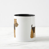 Pet's Simple Modern Cool Typography Photo Mug Mok (Midden)