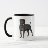 Pet's Simple Modern Cool Typography Photo Mug Mok (Links)