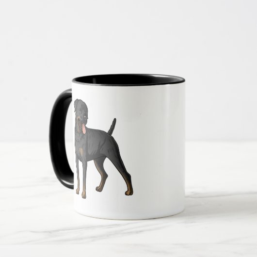 Pet's Simple Modern Cool Typography Photo Mug Mok (Voorkant links)