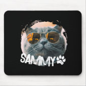 Pets Simple Modern Nge Cool Name And Photo  Muismat (Voorkant)