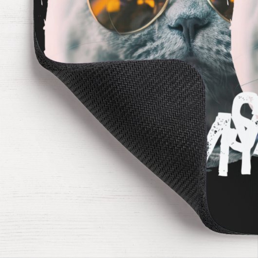 Pets Simple Modern Nge Cool Name And Photo T Shirt Muismat (Hoek)