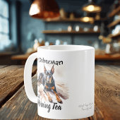 Pets Simple ''My Doberman'' Black Personalize Koffiemok