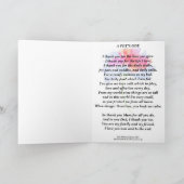 Pet's Tribute to Owner Gedicht Gevouwen Kaart. Kaart (Binnen)