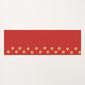 Pet's Voetstappen - Yoga Mat (Achterkant (horizontaal))