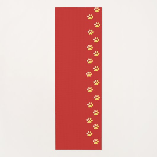 Pet's Voetstappen - Yoga Mat (Voorkant)