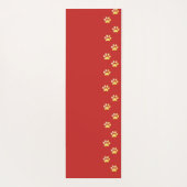 Pet's Voetstappen - Yoga Mat (Achterkant)
