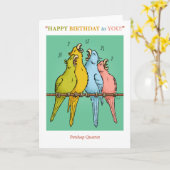 Petshop Quartet Verjaardag Kaart (Gele Bloem)