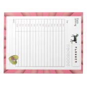 petsitter dagelijkse planner notitieblok (Voorkant)