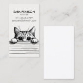 Petsitter Pet Minder Dieren Katten Visitekaartje (Voorkant / Achterkant)