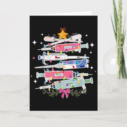 Pette Laboratory Christmas Tree Lights Med Laborat Kaart (Voorkant)