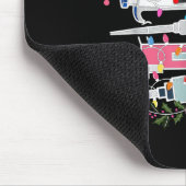 Pette Laboratory Christmas Tree Lights Med Laborat Muismat (Hoek)