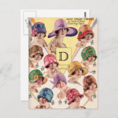  Petten Aangepaste monogram briefkaarten (Voorkant / Achterkant)