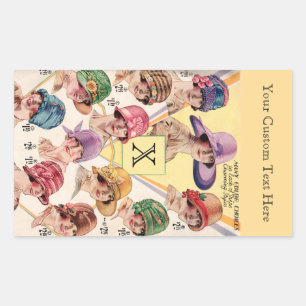  Petten Aangepaste stickers voor monogram