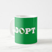 Petten aannemen koffiemok (Voorkant links)