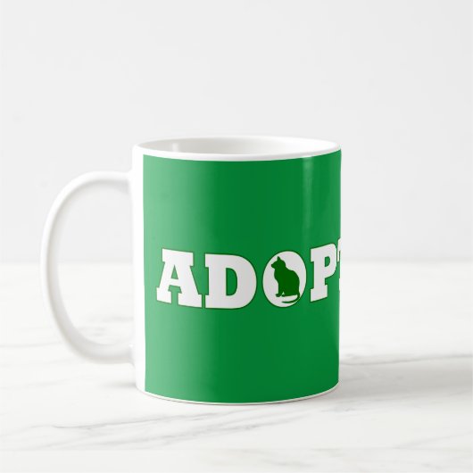 Petten aannemen koffiemok (Links)