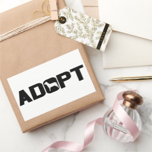 Petten aannemen rechthoekige sticker