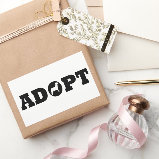 Petten aannemen rechthoekige sticker (Geschenken)