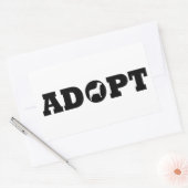 Petten aannemen rechthoekige sticker (Envelop)