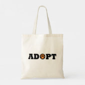 Petten aannemen tote bag (Achterkant)