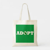 Petten aannemen tote bag (Achterkant)