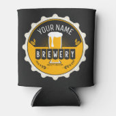 Petten bast brouwerijbier blikjeskoeler (Voorkant)