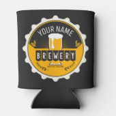 Petten bast brouwerijbier blikjeskoeler (Achterkant)