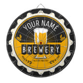 Petten bast brouwerijbier dartbord (Voorkant)