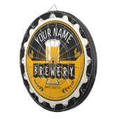 Petten bast brouwerijbier dartbord (Voorkant Rechts)