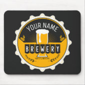 Petten bast brouwerijbier muismat (Voorkant)