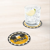 Petten bast brouwerijbier  ronde kartonnen onderzetter (Insitu)