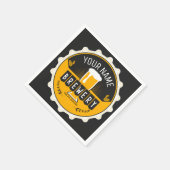 Petten bast brouwerijbier servet (Hoek)