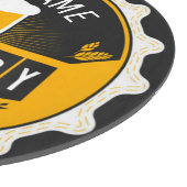 Petten bast brouwerijbier snijplank (Hoek)