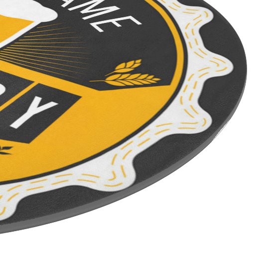 Petten bast brouwerijbier snijplank (Hoek)