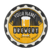 Petten bast brouwerijbier snijplank (Voorkant)