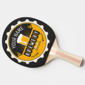 Petten bast brouwerijbier  tafeltennisbatje (Zijkant)