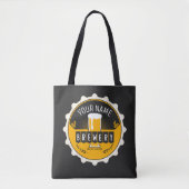 Petten bast brouwerijbier tote bag (Voorkant)
