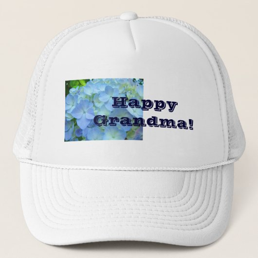 Petten Blue Floral Hydrangea Flowers (Voorkant)