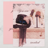 petten doucheuitnodiging sjabloon kaart (Voorkant / Achterkant)