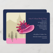 Petten en paarden 2 Derby-uitnodigingen Kaart (Voorkant / Achterkant)