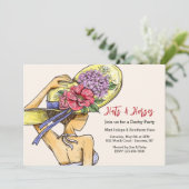 Petten en Paarden Derby Kaart (Staand voorkant)