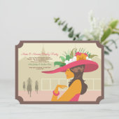 Petten en paarden Derby-uitnodigingen Kaart (Staand voorkant)