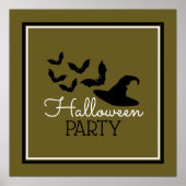 Petten en vleermuizen, Halloween Party Poster (Voorkant)