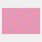 Petten, handtassen en harten roze Moederdag Inpakpapier Vel (Voorkant 3)