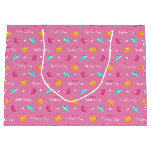 Petten, harten en handtassen Moederdag Groot Cadeauzakje (Voorkant)